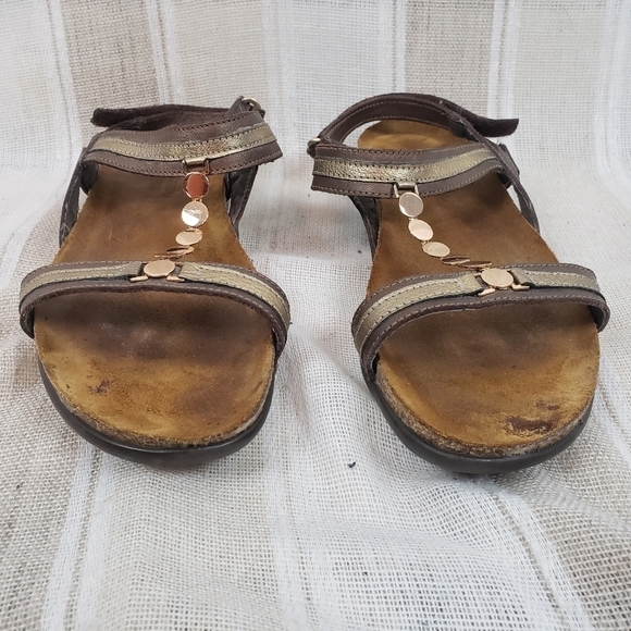 Naot Sandals Ankle Heel Strap Size 39 (L8) - Picture 2 of 7